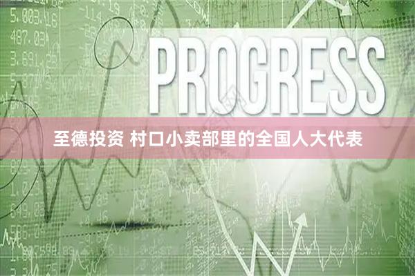至德投资 村口小卖部里的全国人大代表
